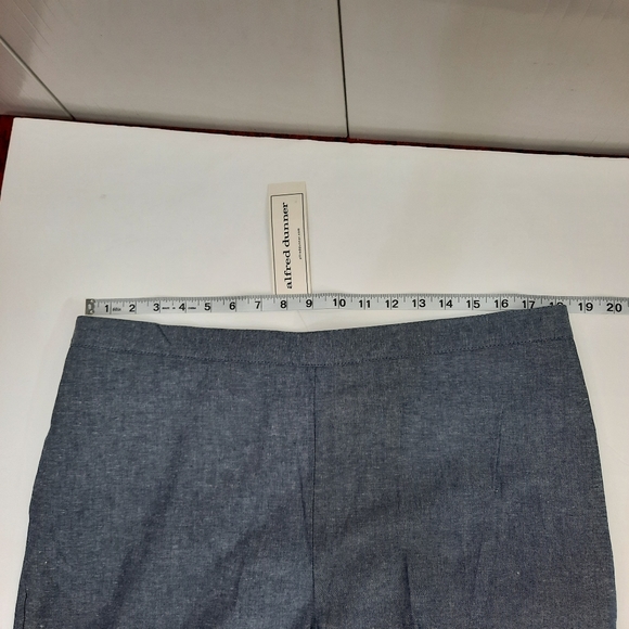 Alfred Dunner Blue Women's Classic Fit Pants Pull on Back Elastic size 18 - Picture 8 of 8